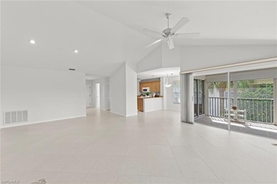 Sweeping lake and golf course views with no buildings beyond on Estero Country Club in Florida - for sale on GolfHomes.com, golf home, golf lot