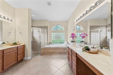 Rarely available and move-in ready, this Sandpiper model in on Estero Country Club in Florida - for sale on GolfHomes.com, golf home, golf lot
