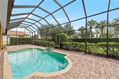Rarely available and move-in ready, this Sandpiper model in on Estero Country Club in Florida - for sale on GolfHomes.com, golf home, golf lot
