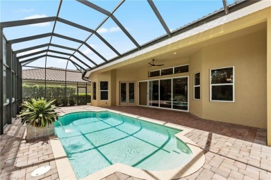 Rarely available and move-in ready, this Sandpiper model in on Estero Country Club in Florida - for sale on GolfHomes.com, golf home, golf lot