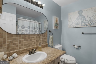 Welcome home to this lovely 4 bedroom, 2 bath ranch with 1,862 on Cherokee Rose Country Club in Georgia - for sale on GolfHomes.com, golf home, golf lot