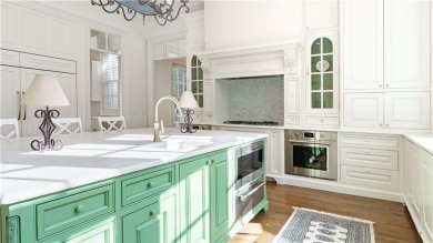 *Evergreen* Estate  is set on a ridge-top lot above the city in on Bobby Jones Golf Club in Georgia - for sale on GolfHomes.com, golf home, golf lot
