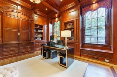 *Evergreen* Estate  is set on a ridge-top lot above the city in on Bobby Jones Golf Club in Georgia - for sale on GolfHomes.com, golf home, golf lot