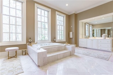 *Evergreen* Estate  is set on a ridge-top lot above the city in on Bobby Jones Golf Club in Georgia - for sale on GolfHomes.com, golf home, golf lot