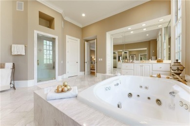 *Evergreen* Estate  is set on a ridge-top lot above the city in on Bobby Jones Golf Club in Georgia - for sale on GolfHomes.com, golf home, golf lot