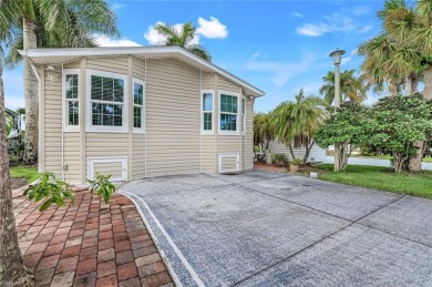 This is a newer manufactured home, TURNKEY FURNISHED and on Silver Lakes Resort and Golf Club in Florida - for sale on GolfHomes.com, golf home, golf lot