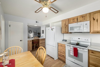 Welcome home to this charming end unit in the active adult Sun on  in Arizona - for sale on GolfHomes.com, golf home, golf lot