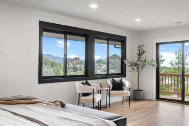 Where Modern Luxury Meets Majestic Beauty on Perry Park Country Club in Colorado - for sale on GolfHomes.com, golf home, golf lot