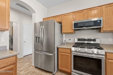 Beautiful single-level home with no interior steps features 3 on The Golf Club At Johnson Ranch in Arizona - for sale on GolfHomes.com, golf home, golf lot