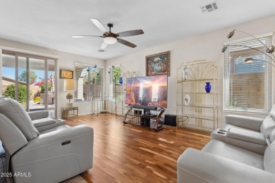 Beautiful single-level home with no interior steps features 3 on The Golf Club At Johnson Ranch in Arizona - for sale on GolfHomes.com, golf home, golf lot