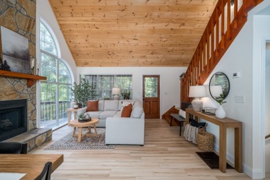 Come home to this impeccably maintained 3 BR/3 BA mountain cabin on White Path Golf Club in Georgia - for sale on GolfHomes.com, golf home, golf lot