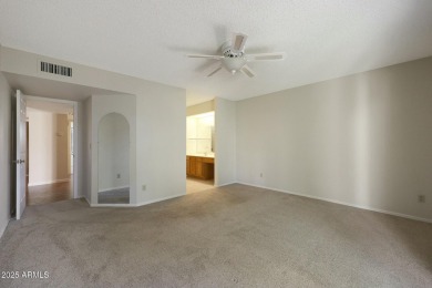 BEAUTIFUL ACAIA WOOD FLOORS greet you upon entering this 2 on Fountain of the Sun Country Club in Arizona - for sale on GolfHomes.com, golf home, golf lot