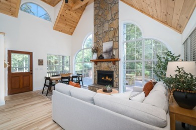 Come home to this impeccably maintained 3 BR/3 BA mountain cabin on White Path Golf Club in Georgia - for sale on GolfHomes.com, golf home, golf lot