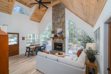 Come home to this impeccably maintained 3 BR/3 BA mountain cabin on White Path Golf Club in Georgia - for sale on GolfHomes.com, golf home, golf lot