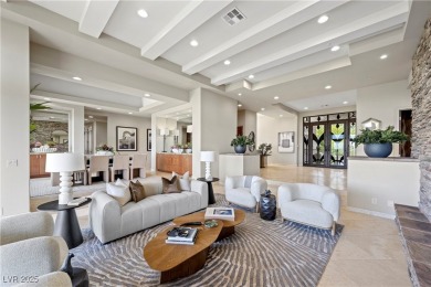Frank Lloyd Wright-inspired masterpiece in exclusive guard-gated on Dragon Ridge Country Club in Nevada - for sale on GolfHomes.com, golf home, golf lot