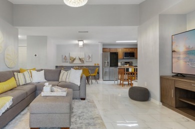 Welcome to resort-style living in this stunning fully renovated on Hunters Green Country Club in Florida - for sale on GolfHomes.com, golf home, golf lot
