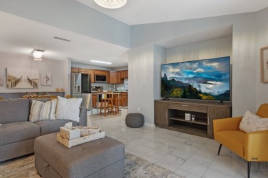 Welcome to resort-style living in this stunning fully renovated on Hunters Green Country Club in Florida - for sale on GolfHomes.com, golf home, golf lot