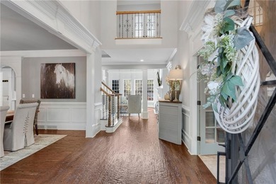 Experience refined luxury living on the golf course in the on Laurel Springs Golf Club in Georgia - for sale on GolfHomes.com, golf home, golf lot