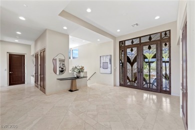 Frank Lloyd Wright-inspired masterpiece in exclusive guard-gated on Dragon Ridge Country Club in Nevada - for sale on GolfHomes.com, golf home, golf lot