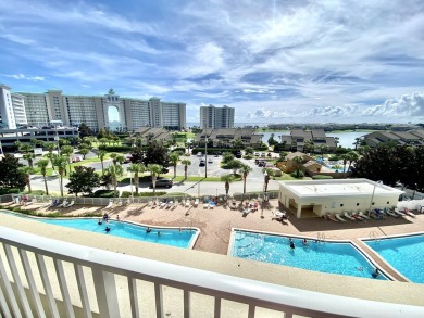 Not too high, not too low, this 5th floor Ariel Dunes II 506 on Seascape Golf Course in Florida - for sale on GolfHomes.com, golf home, golf lot