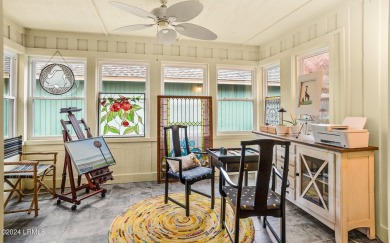 Keeping it simple in this charming one-level home overlooking a on Dataw Island Club in South Carolina - for sale on GolfHomes.com, golf home, golf lot