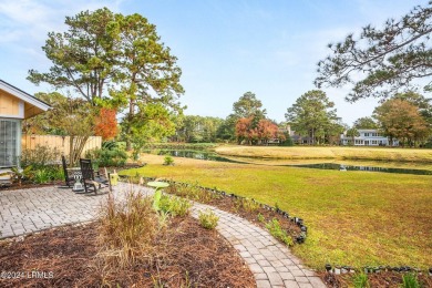 Keeping it simple in this charming one-level home overlooking a on Dataw Island Club in South Carolina - for sale on GolfHomes.com, golf home, golf lot