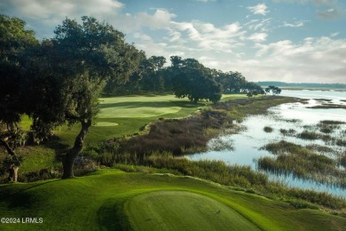 Keeping it simple in this charming one-level home overlooking a on Dataw Island Club in South Carolina - for sale on GolfHomes.com, golf home, golf lot