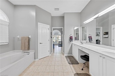 This stunning 4 bedroom, 3 bath pool home with den offers the on Stoneybrook Golf Club in Florida - for sale on GolfHomes.com, golf home, golf lot