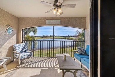 As the sign says, *Life is better on the Lanai* - this is THE on Lakewood National Golf Club in Florida - for sale on GolfHomes.com, golf home, golf lot