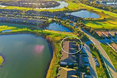 As the sign says, *Life is better on the Lanai* - this is THE on Lakewood National Golf Club in Florida - for sale on GolfHomes.com, golf home, golf lot