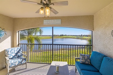 As the sign says, *Life is better on the Lanai* - this is THE on Lakewood National Golf Club in Florida - for sale on GolfHomes.com, golf home, golf lot