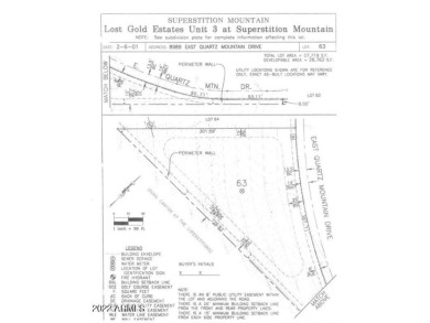 Elevated and exceptional, this 1.4 acre home site is wonderfully on Superstition Mountain Club - Lost Gold in Arizona - for sale on GolfHomes.com, golf home, golf lot