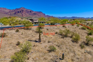 Elevated and exceptional, this 1.4 acre home site is wonderfully on Superstition Mountain Club - Lost Gold in Arizona - for sale on GolfHomes.com, golf home, golf lot