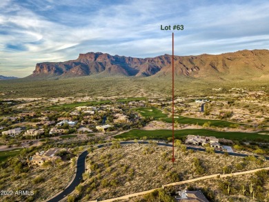 Elevated and exceptional, this 1.4 acre home site is wonderfully on Superstition Mountain Club - Lost Gold in Arizona - for sale on GolfHomes.com, golf home, golf lot
