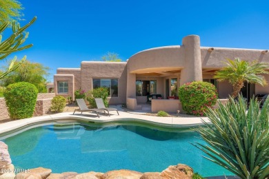 Experience desert living in this stunning 4-bedroom home located on Troon North Golf Club  in Arizona - for sale on GolfHomes.com, golf home, golf lot