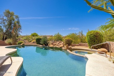 Experience desert living in this stunning 4-bedroom home located on Troon North Golf Club  in Arizona - for sale on GolfHomes.com, golf home, golf lot