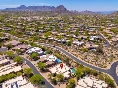 Experience desert living in this stunning 4-bedroom home located on Troon North Golf Club  in Arizona - for sale on GolfHomes.com, golf home, golf lot