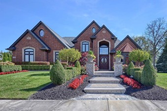 Absolutely Jaw Dropping, Tanglewood Masterpiece overlooking 4 on River Bank Golf Course in Michigan - for sale on GolfHomes.com, golf home, golf lot