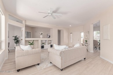 New A/C, new re-engineered wood flooring - (looks like tile) on Desert Trails in Arizona - for sale on GolfHomes.com, golf home, golf lot