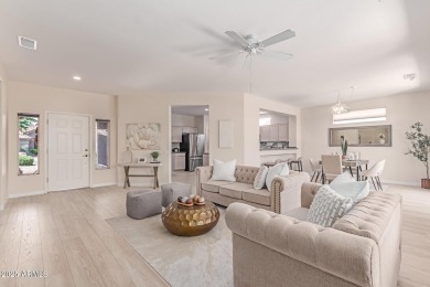 New A/C, new re-engineered wood flooring - (looks like tile) on Desert Trails in Arizona - for sale on GolfHomes.com, golf home, golf lot