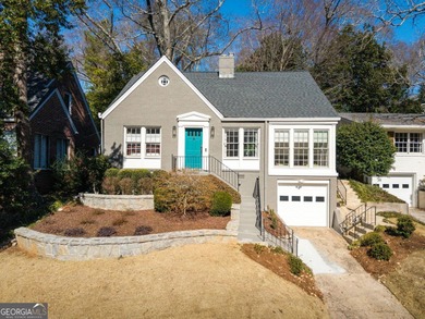 This beautifully renovated Lake Claire bungalow blends classic on Candler Park Golf Course in Georgia - for sale on GolfHomes.com, golf home, golf lot