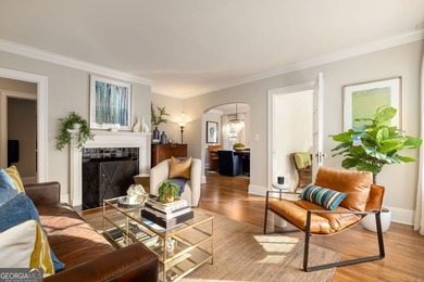 This beautifully renovated Lake Claire bungalow blends classic on Candler Park Golf Course in Georgia - for sale on GolfHomes.com, golf home, golf lot