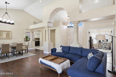 This beautiful single-story 3-bed + den, 2.5-bath home with a on The Foothills Golf Club in Arizona - for sale on GolfHomes.com, golf home, golf lot