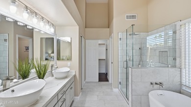 This beautiful single-story 3-bed + den, 2.5-bath home with a on The Foothills Golf Club in Arizona - for sale on GolfHomes.com, golf home, golf lot