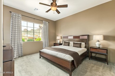 Nestled on a prestigious award-winning golf course w/ amazing on Gold Canyon Golf Resort  in Arizona - for sale on GolfHomes.com, golf home, golf lot