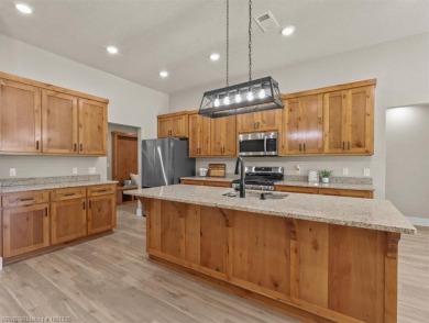 Step into this warm and charming BRAND NEW Construction Home on on Wolf Ridge Golf Course in Oklahoma - for sale on GolfHomes.com, golf home, golf lot