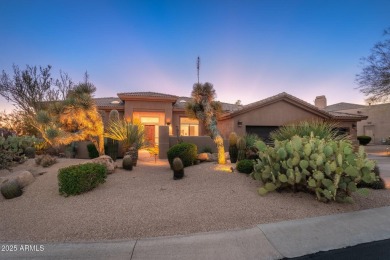 Discover exquisite golf course living in this gorgeous home on Troon North Golf Club  in Arizona - for sale on GolfHomes.com, golf home, golf lot