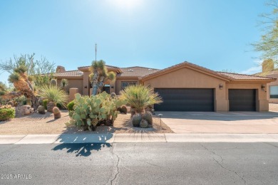 Discover exquisite golf course living in this gorgeous home on Troon North Golf Club  in Arizona - for sale on GolfHomes.com, golf home, golf lot