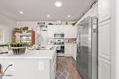 Welcome home! Check out this charming single-level manufactured on Pueblo Golf Course in Arizona - for sale on GolfHomes.com, golf home, golf lot