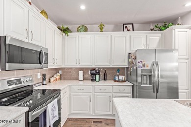 Welcome home! Check out this charming single-level manufactured on Pueblo Golf Course in Arizona - for sale on GolfHomes.com, golf home, golf lot